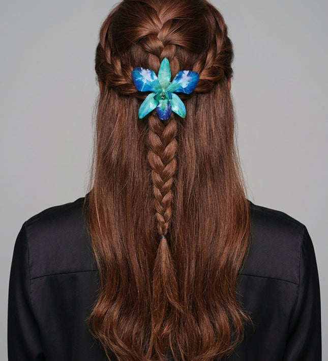 Hair Stick with Real Chrysanthemum Flower