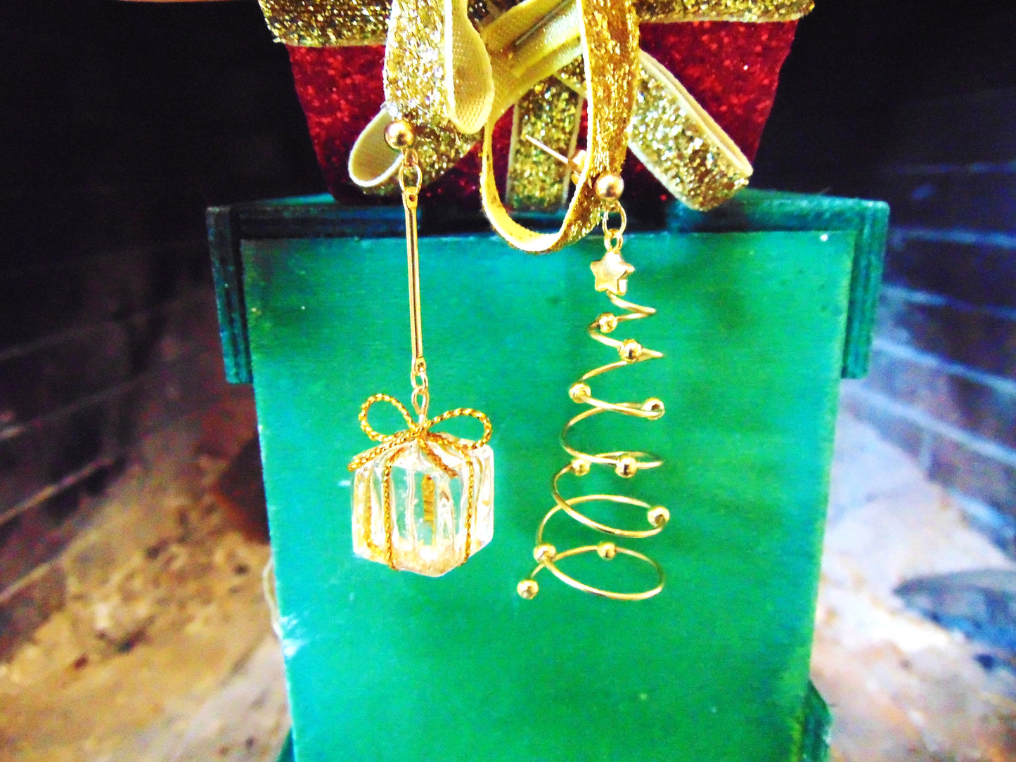 Σκουλαρίκια Χριστουγεννιάτικο δώρο και δέντρο
