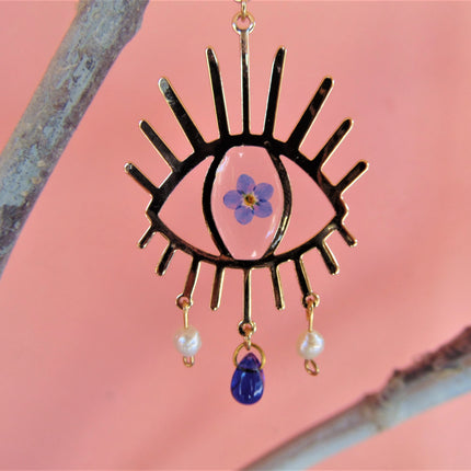 Sun's eye earrings
