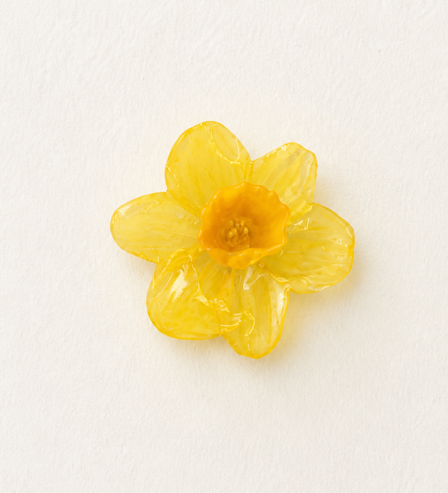 Hair Pin for Long Hair with Real Anemone Flower