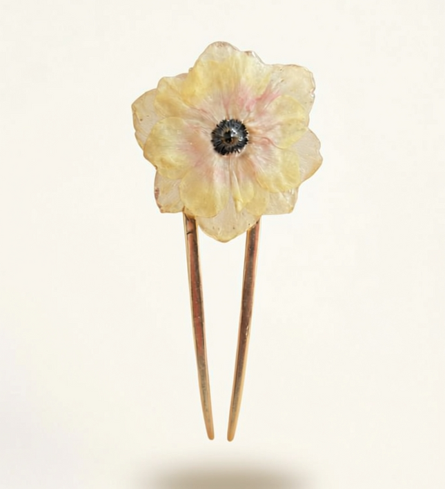 Hair clips, real little pansies